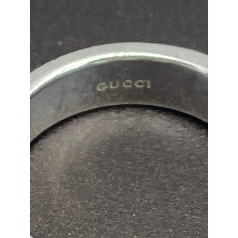 Gucci GG Sterling Sliver Ring Size Size 6 - Picture 7 of 8